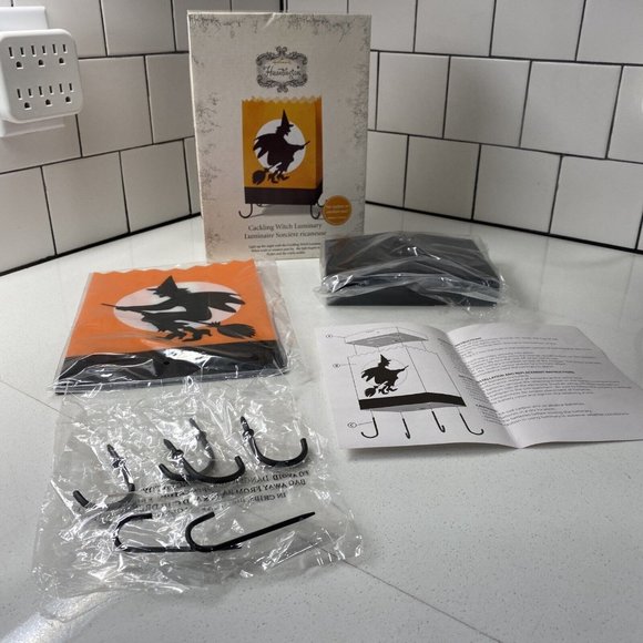 Halloween Hauntington Cackling Witch Motion Activated Luminary Lantern Hallmark - Picture 5 of 8